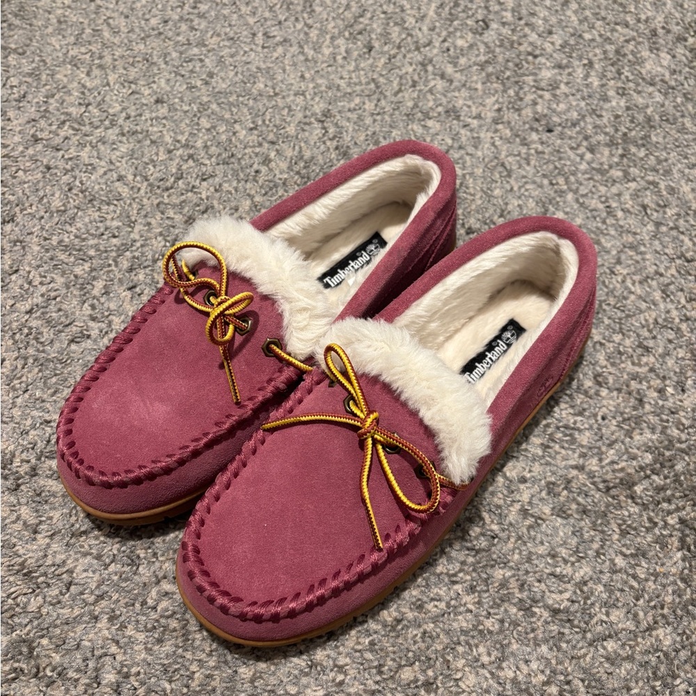 NWOT Timberland Womens Moc Slipper Mount Zealand 'Dusty Pink